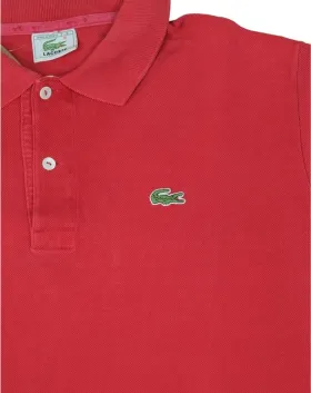 POLO LACOSTE HOMBRE ROJO