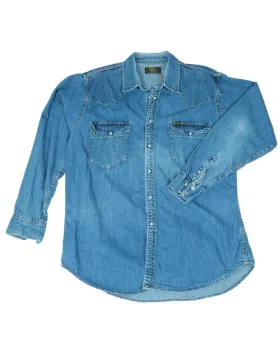CAMISA VAQUERA LEE HOMBRE AZUL DENIM