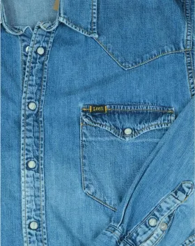 CAMISA VAQUERA LEE HOMBRE AZUL DENIM