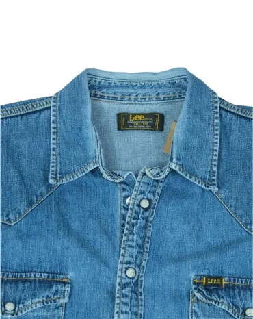 CAMISA VAQUERA LEE HOMBRE AZUL DENIM