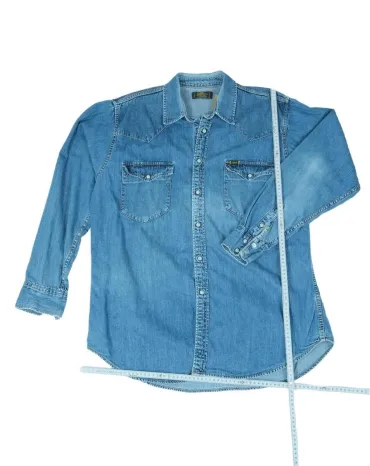 CAMISA VAQUERA LEE HOMBRE AZUL DENIM