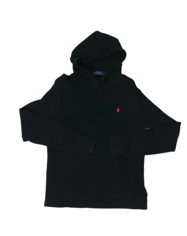 SUDADERA CON CAPUCHA POLO RALPH LAUREN UNISEX NEGRO