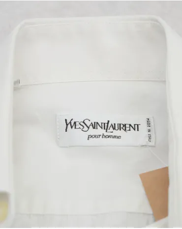 YSL Camisa Hombre Blanca Manga Larga — Segunda Mano A++ | STK Club