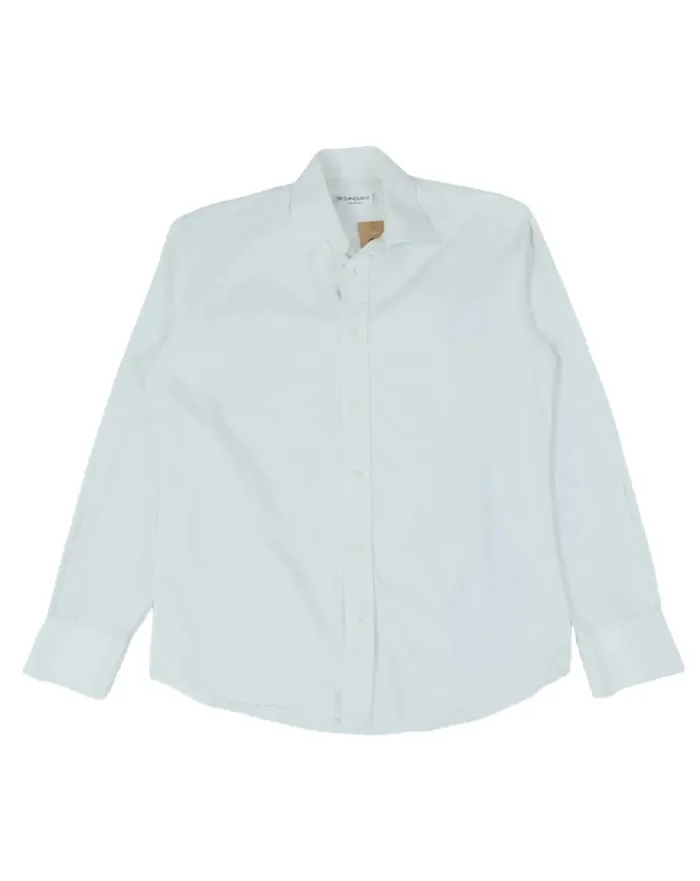YSL Camisa Hombre Blanca Manga Larga — Segunda Mano A++ | STK Club