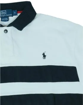 POLO RALPH LAUREN HOMBRE BLANCO Y AZUL MARINO
