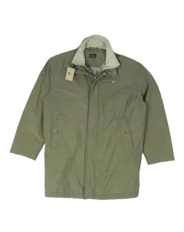 PARKA LACOSTE HOMBRE VERDE KAKI