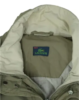 PARKA LACOSTE HOMBRE VERDE KAKI