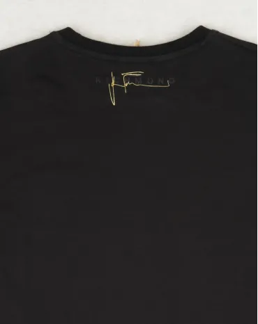 JOHN RICHMOND SUDADERA MUJER NEGRA LOGO JR LENTEJUELAS - EXCLUSIVA A++