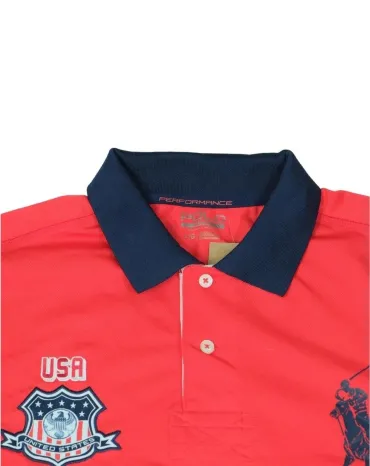 POLO RALPH LAUREN HOMBRE ROJO BLANCO AZUL MARINO