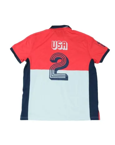 POLO RALPH LAUREN HOMBRE ROJO BLANCO AZUL MARINO