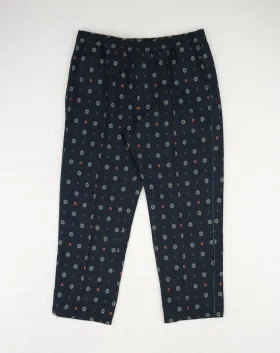 GUCCI PANTALÓN HOMBRE AZUL MARINO ESTAMPADO FOULARD - SEGUNDA MANO A++