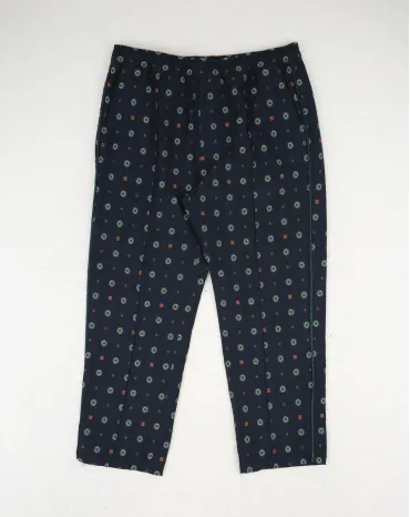 GUCCI PANTALÓN HOMBRE AZUL MARINO ESTAMPADO FOULARD - SEGUNDA MANO A++