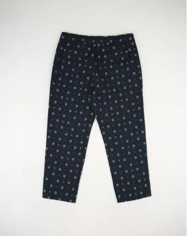 GUCCI PANTALÓN HOMBRE AZUL MARINO ESTAMPADO FOULARD - SEGUNDA MANO A++