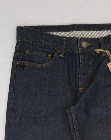 DOLCE & GABBANA JEANS MUJER AZUL OSCURO CORTE RECTO - SEGUNDA MANO A++