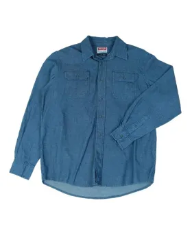 CAMISA VAQUERA WRANGLER HOMBRE AZUL