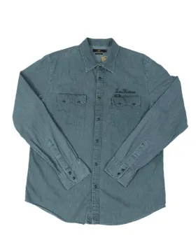 CAMISA VAQUERA LEE HOMBRE AZUL GRISÁCEO