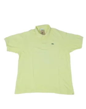 POLO LACOSTE HOMBRE AMARILLO PASTEL