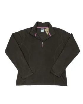 FORRO POLAR MEDIA CREMALLERA THE NORTH FACE MUJER MARRÓN