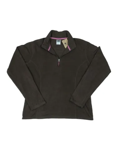 FORRO POLAR MEDIA CREMALLERA THE NORTH FACE MUJER MARRÓN