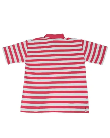 POLO LACOSTE HOMBRE ROJO Y BLANCO