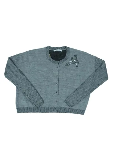 CARDIGÁN LIU JO MUJER GRIS