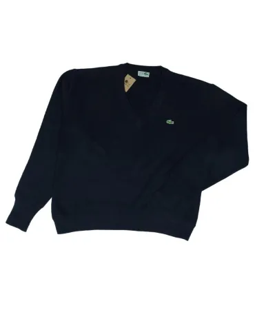 JERSEY CUELLO V LACOSTE HOMBRE AZUL MARINO