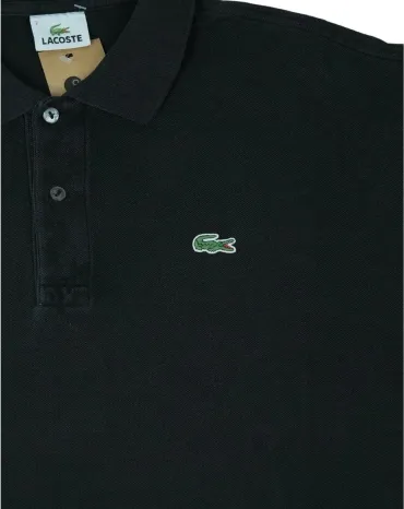 POLO LACOSTE HOMBRE NEGRO
