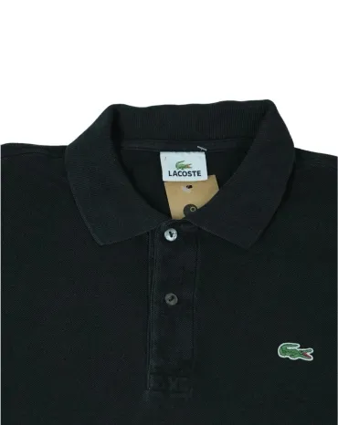 POLO LACOSTE HOMBRE NEGRO
