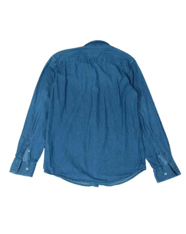 CAMISA VAQUERA UNITED COLORS OF BENETTON HOMBRE AZUL DENIM