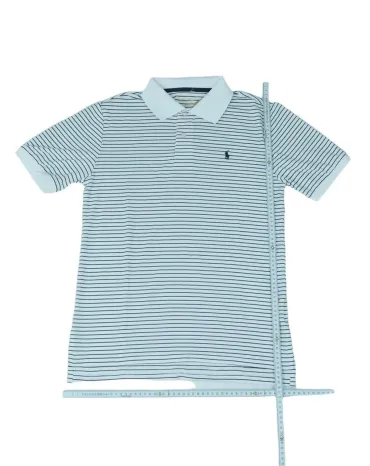 POLO RALPH LAUREN HOMBRE BLANCO RAYAS MARINO