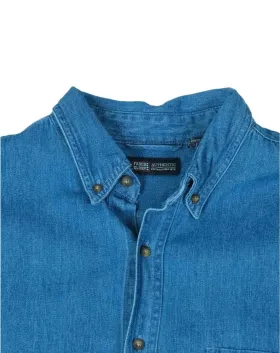 CAMISA VAQUERA FADED GLORY HOMBRE AZUL