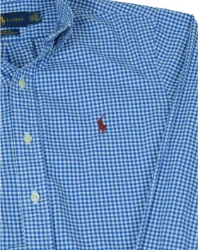 CAMISA POLO RALPH LAUREN HOMBRE AZUL