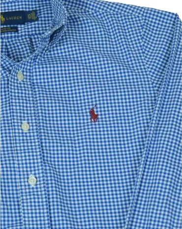 CAMISA POLO RALPH LAUREN HOMBRE AZUL