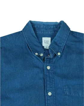 CAMISA GAP HOMBRE AZUL DENIM
