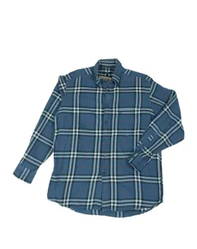 CAMISA BURBERRY MANGA LARGA HOMBRE AZUL A CUADROS