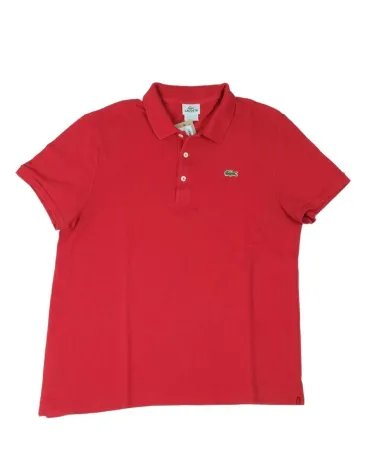 POLO LACOSTE HOMBRE ROJO