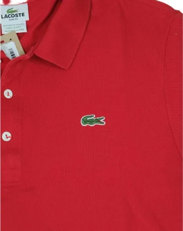 POLO LACOSTE HOMBRE ROJO