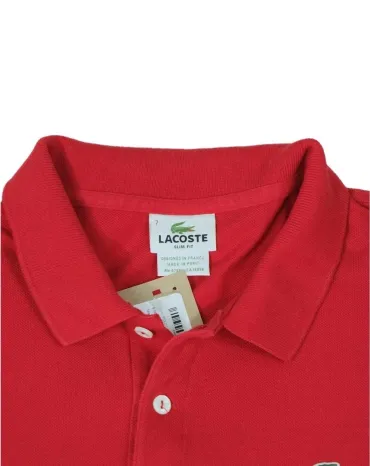 POLO LACOSTE HOMBRE ROJO