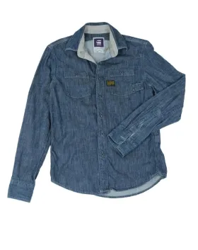 CAMISA DENIM G-STAR RAW HOMBRE AZUL