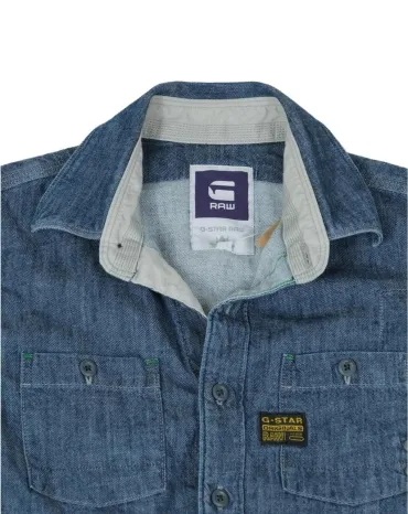 CAMISA DENIM G-STAR RAW HOMBRE AZUL