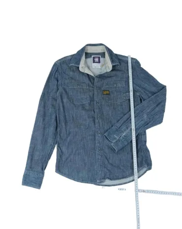 CAMISA DENIM G-STAR RAW HOMBRE AZUL