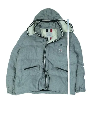 PLUMÍFERO MONCLER MUJER GRIS CLARO
