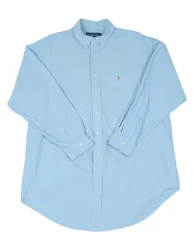 CAMISA OXFORD RALPH LAUREN HOMBRE AZUL CELESTE