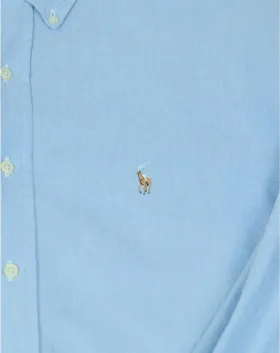 CAMISA OXFORD RALPH LAUREN HOMBRE AZUL CELESTE